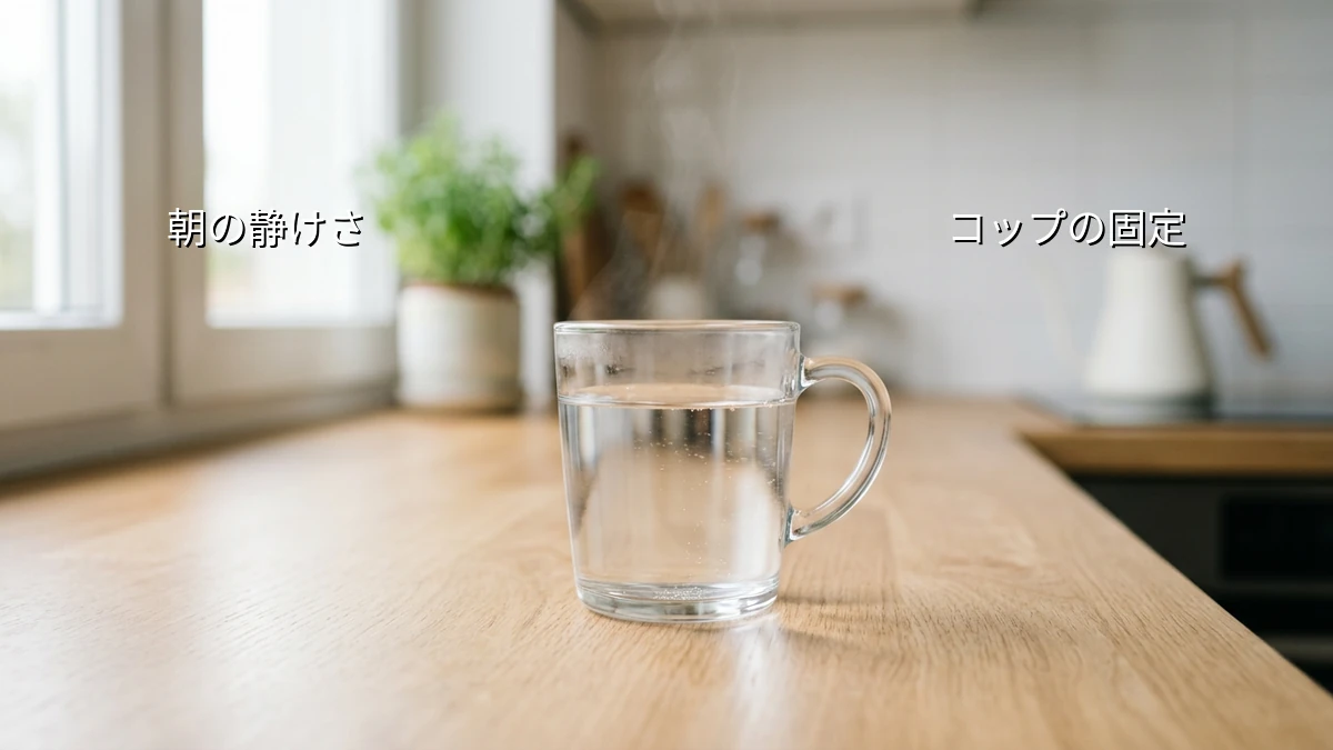 朝使うコップを1個に固定して洗い物を減らす忙しい人の暮らし最適化ルーティン