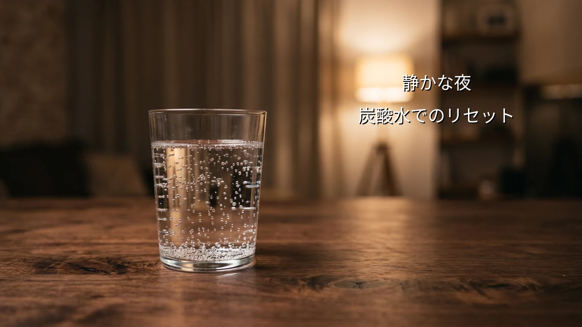 お酒を控えたい人へ 夜の晩酌を炭酸水に固定して体を整える暮らし最適化ルーティン