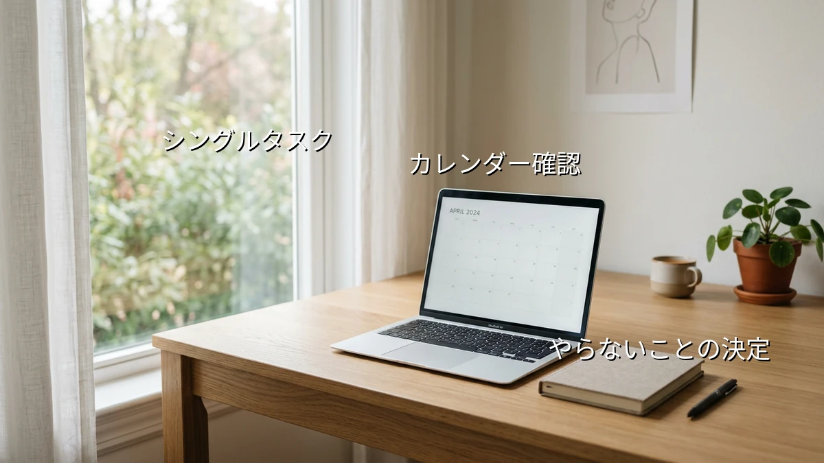 仕事の始め方に迷う人へ!PC起動後の作業を3つに固定する効率化ライフハック