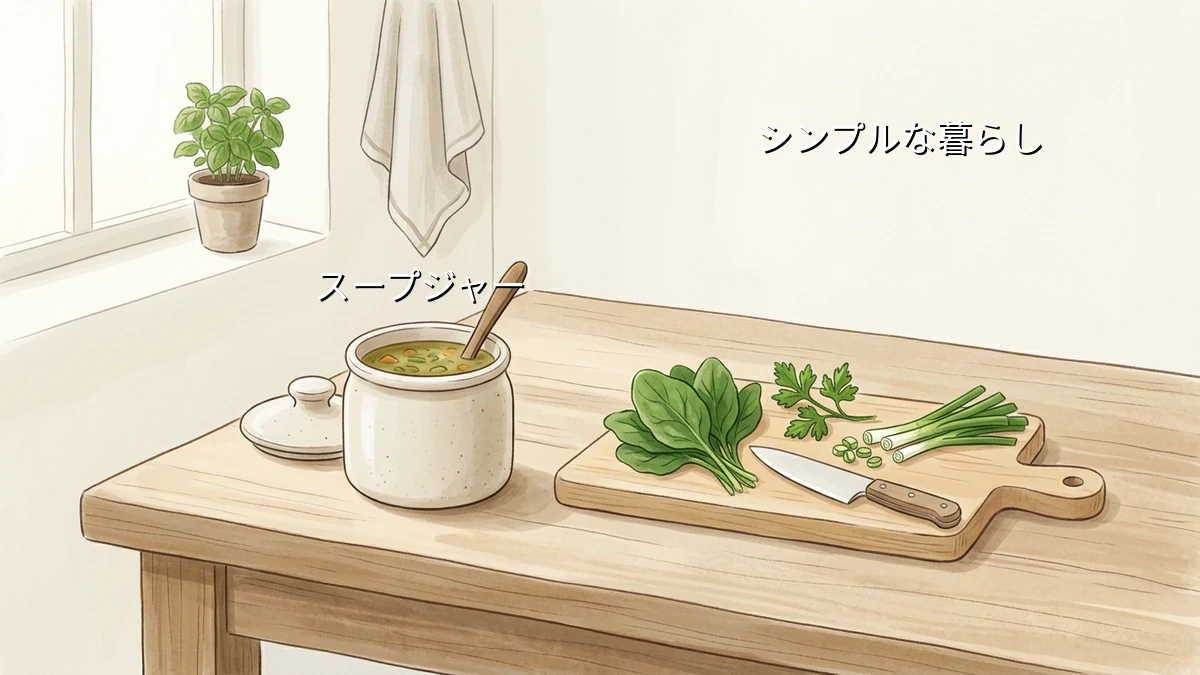 お弁当に挫折した人へ スープジャーの具材固定で手間と食費を減らす節約ルーティン