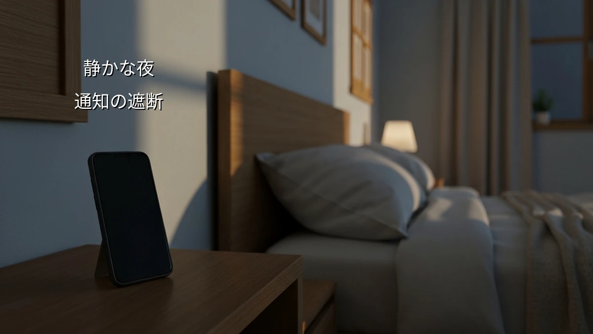スマホのおやすみモード自動化で通知を遮断!忙しい人の睡眠最適化ルーティン
