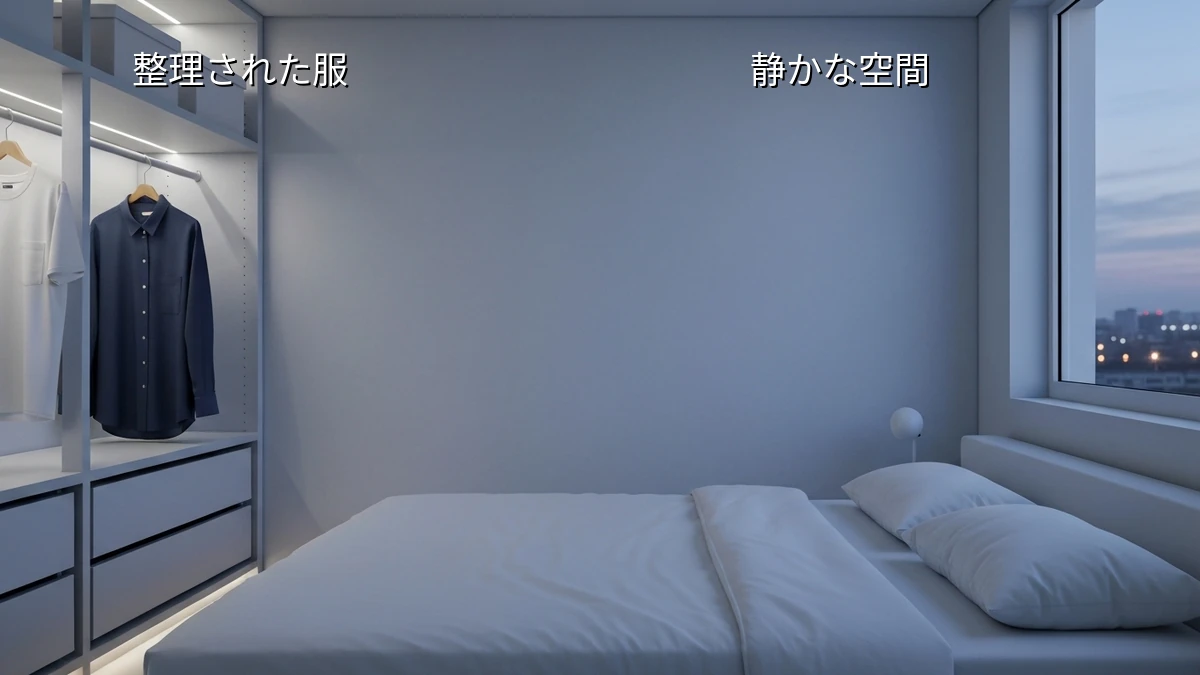 忙しい夜に!翌日の服選びをやめて心の余裕を作るライフハック