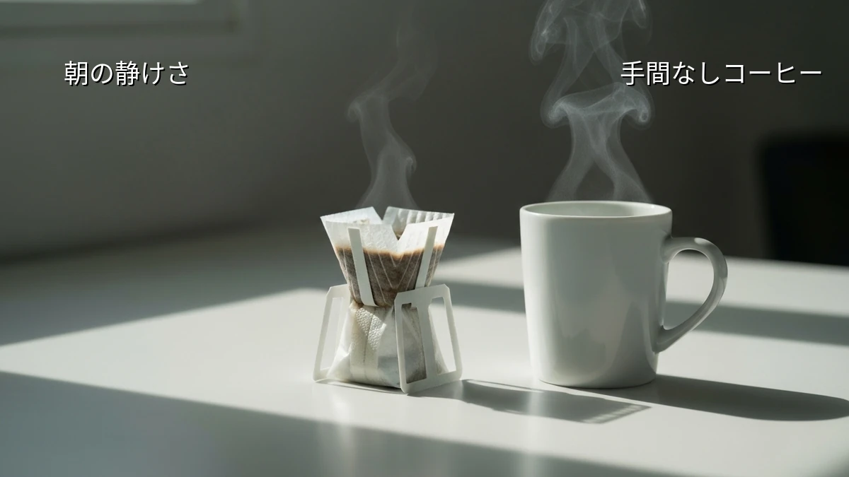 忙しい朝に！コーヒーを「淹れる」手間をやめて暮らしを最適化するコツ