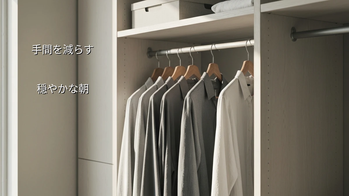 忙しい朝に!アイロンがけを「しない」服選びで暮らし最適化