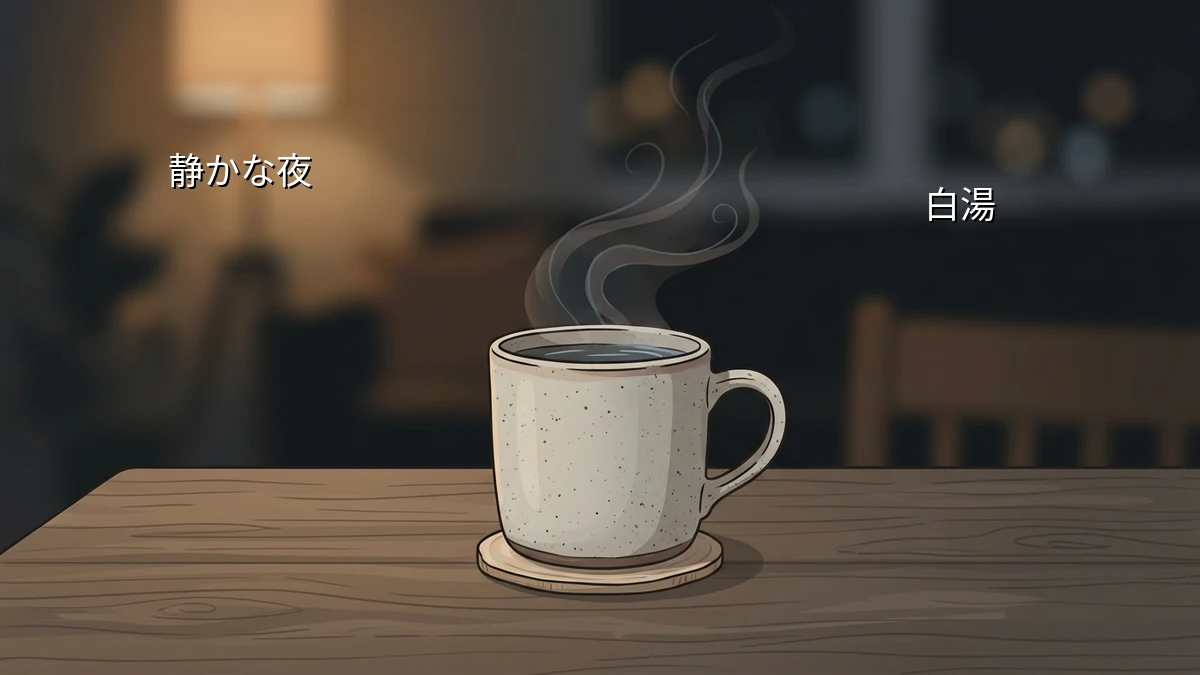 寝る前の飲み物を白湯に固定 迷わず胃腸を休める忙しい人の暮らし最適化ルーティン